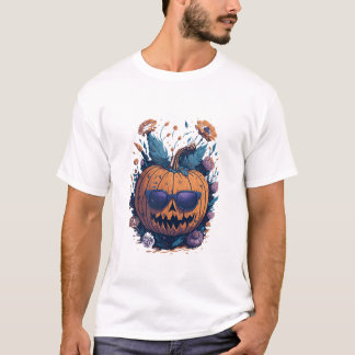 Halloween Trendy evil Pumpkin T-Shirt