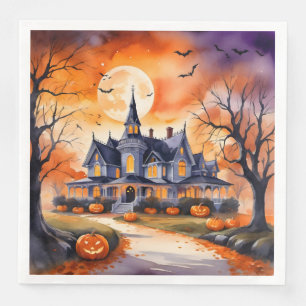 Halloween Trendy Pumpkin Autumn Collection Paper Dinner Napkins