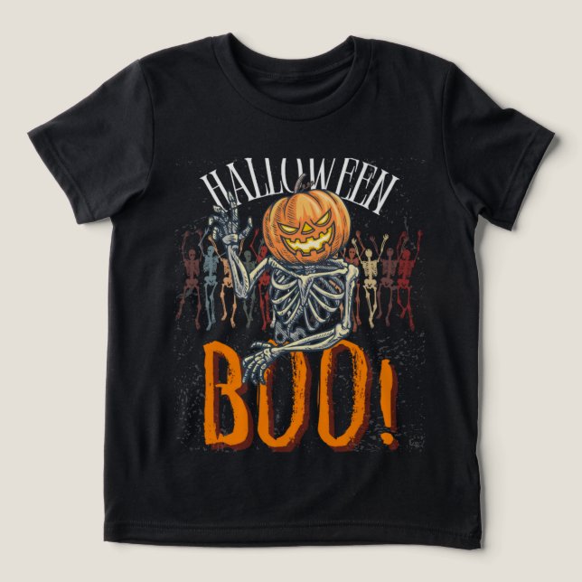 Halloween  Tri-Blend shirt (Design Front)
