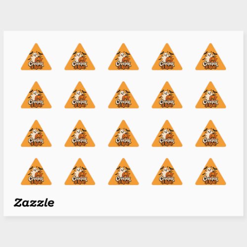 Halloween Triangle Sticker