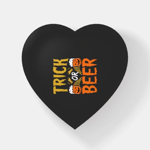Halloween Trick or Beer Skeleton Hands Paperweight