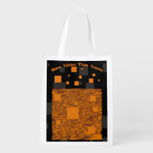 Halloween trick or treat alert orange black box re