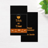 Halloween Trick or Treat Bag Cards (Desk)