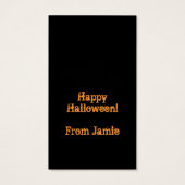Halloween Trick or Treat Bag Cards (Back)