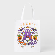 Halloween Trick or Treat Bag | Kids Candy Tote