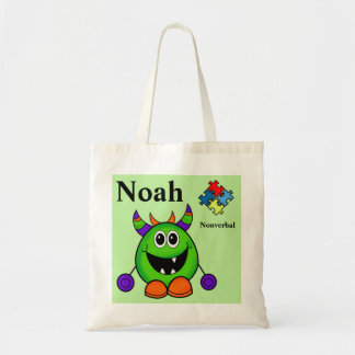 Halloween Trick or Treat Bag NAME Autism Puzzle