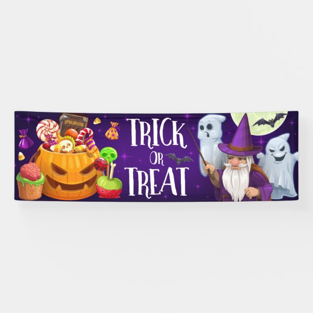 Halloween - Trick or Treat Banner (Horizontal)