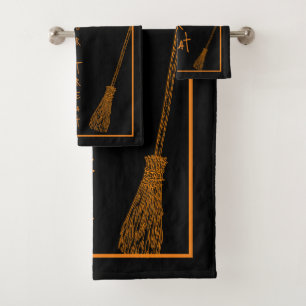 Halloween Trick or Treat Bath Towel Set