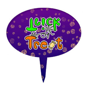 Halloween Trick or Treat Cake Topper