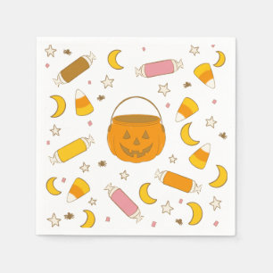 Halloween Trick-or-Treat Candy Party  Napkins