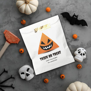 Halloween Trick or Treat – Custom Scary Face Favor Bag