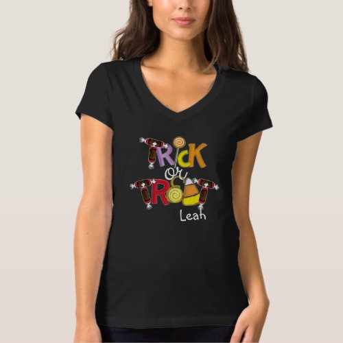 Halloween Trick Or Treat Cute Candy Whimsical T_Shirt