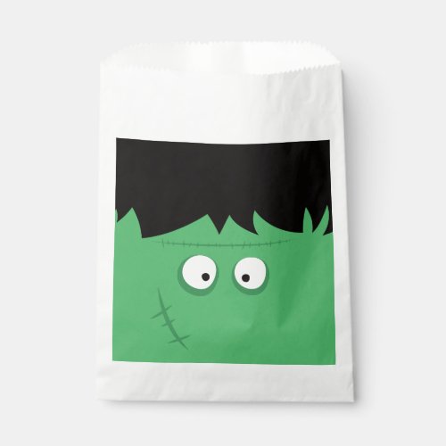 Halloween Trick or Treat Cute Frankenstein Monster Favor Bag
