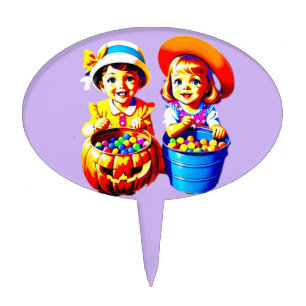 HALLOWEEN ~ Trick or Treat ~ Decorate your cake ~ Topper