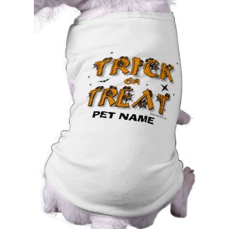 Halloween - Trick or Treat Dog Shirt (#8)