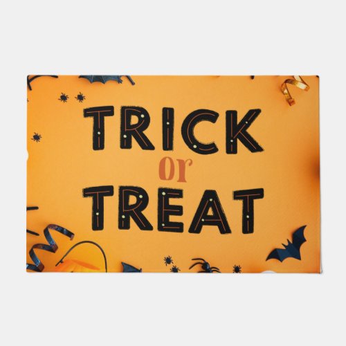 Halloween Trick or Treat  Doormat