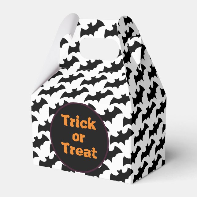 Halloween Trick or Treat Favor Box (Front Side)