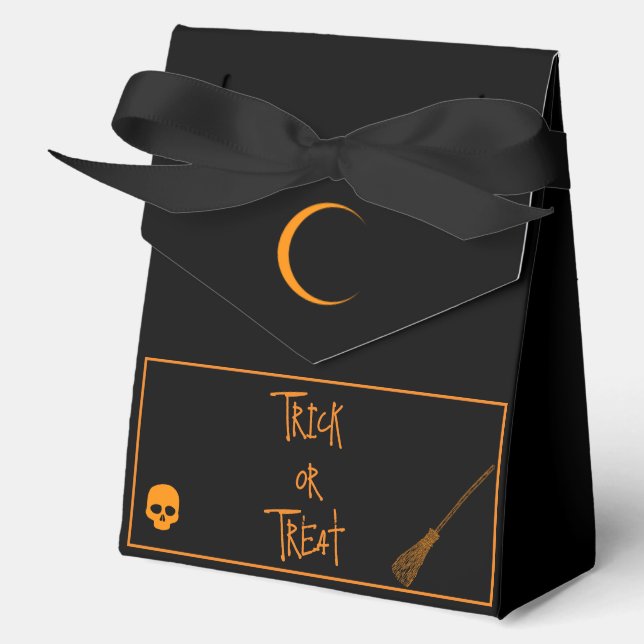 Halloween Trick or Treat  Favor Boxes (Front)