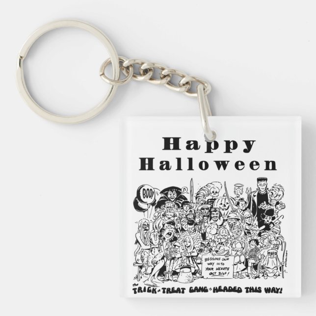 Halloween Trick or Treat Gang Giveaway Keychain (Front)