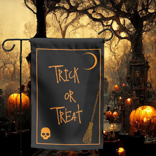 Halloween Trick or Treat Garden Flag