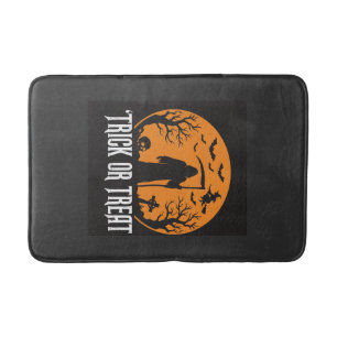 Halloween Trick or Treat Grim Reaper Design_1 Bath Mat