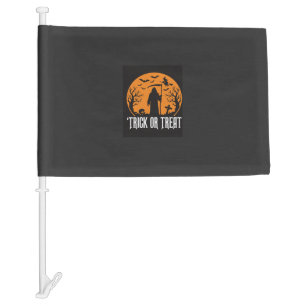 Halloween Trick or Treat Grim Reaper Design_1 Car Flag