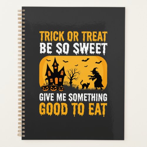 Halloween Trick or Treat Haunted House Witch Planner