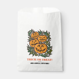 Halloween Trick or Treat Jack O' Lantern Favor Bag