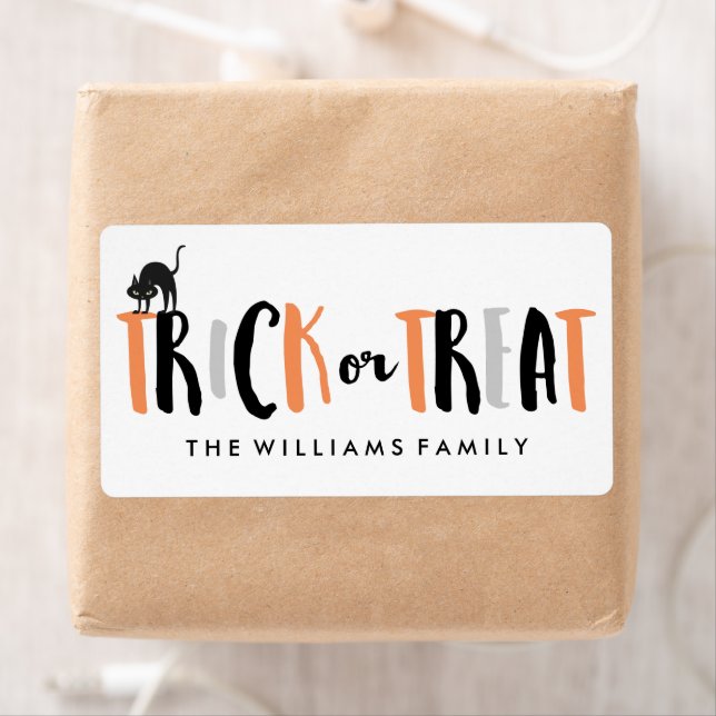 Halloween Trick or Treat Label (Insitu)