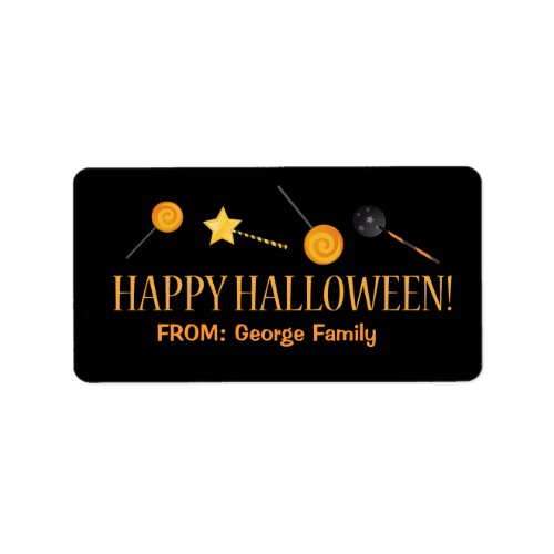 Halloween Trick or Treat Labels