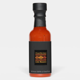 Halloween Trick Or Treat Little Monsters Pumpkin D Hot Sauces