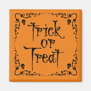 Halloween Trick or Treat  Magnet