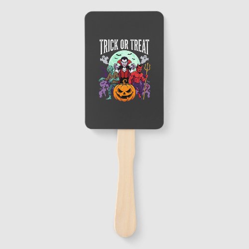 Halloween Trick or Treat Monster Parade Hand Fan
