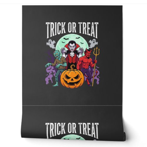 Halloween Trick or Treat Monster Parade Wallpaper