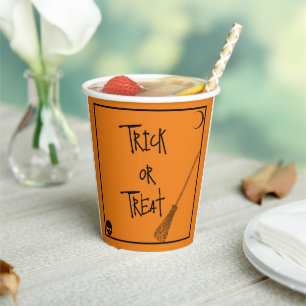 Halloween Trick or Treat Paper Cups