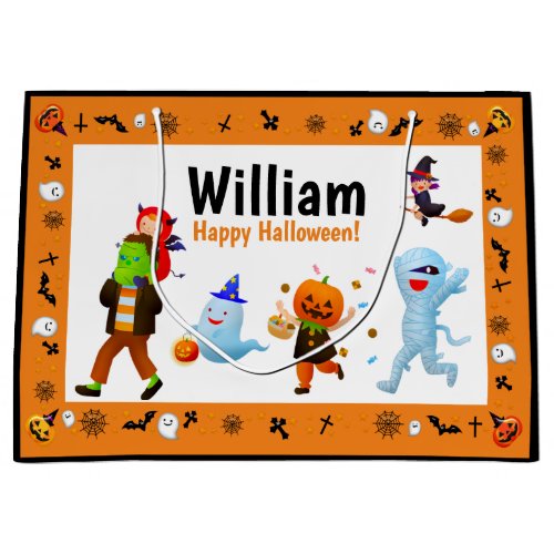 Halloween Trick_or_Treat Parade Personalized Bag