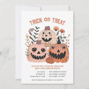 Halloween Trick or Treat Party Invitation