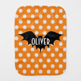 Little Pupkin Pumpkin & Dog Baby Burp Cloth