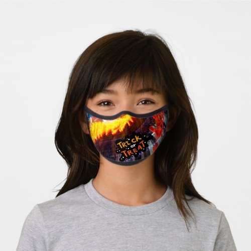 Halloween trick or treat premium face mask