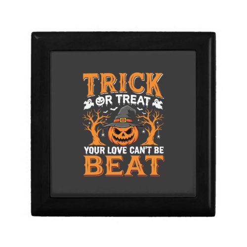 Halloween Trick or Treat Pumpkin Love Gift Box