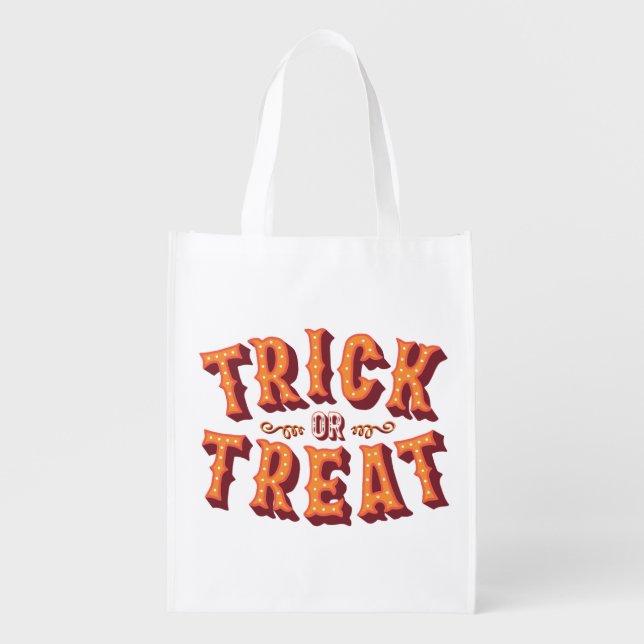 Halloween Trick or Treat Tote (Front)