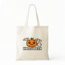 Halloween  Trick or Treat Tote Bag 