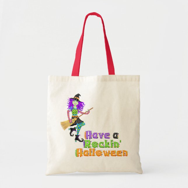 HALLOWEEN Trick or Treat Tote Bags, Grocery Bags (Front)