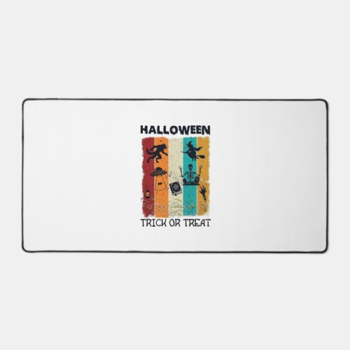 Halloween Trick Or Treat Werewolf Witch Skeleton U Desk Mat