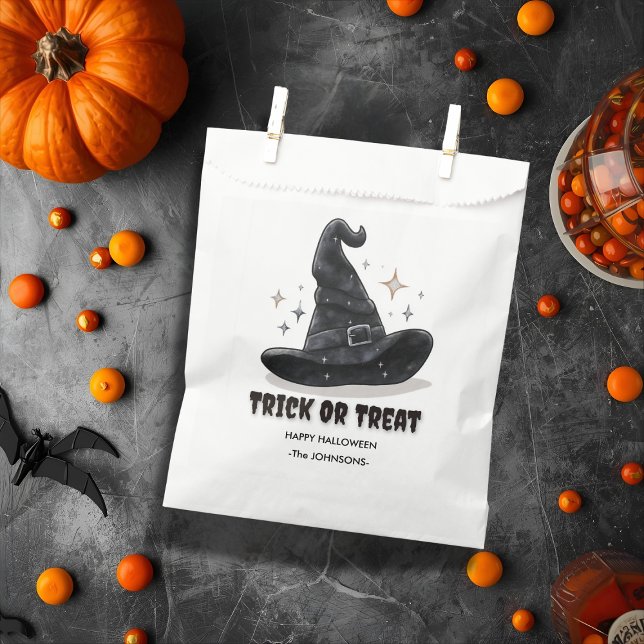 Halloween Trick or Treat – Witch Hat Design Favor Bag (Creator Uploaded)