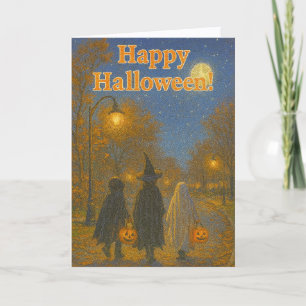 Halloween Trick or Treater card