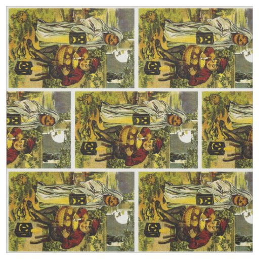 Halloween Trick or Treaters Fabric