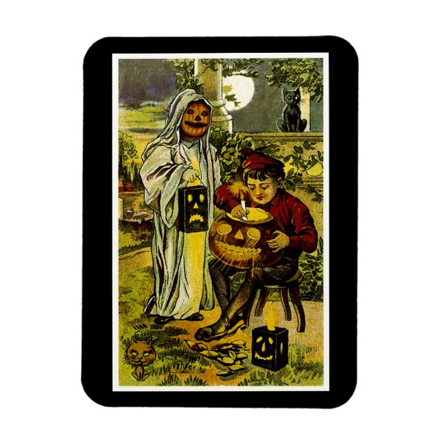 Halloween Trick or Treaters Magnet (Vertical)