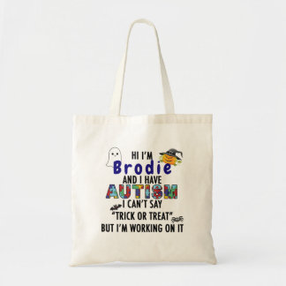 Halloween Trick or Treating Bag for Autism / ASD