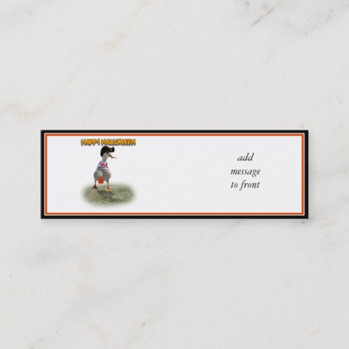 Halloween Trick or Treating Pirate Duck Business Card Templates